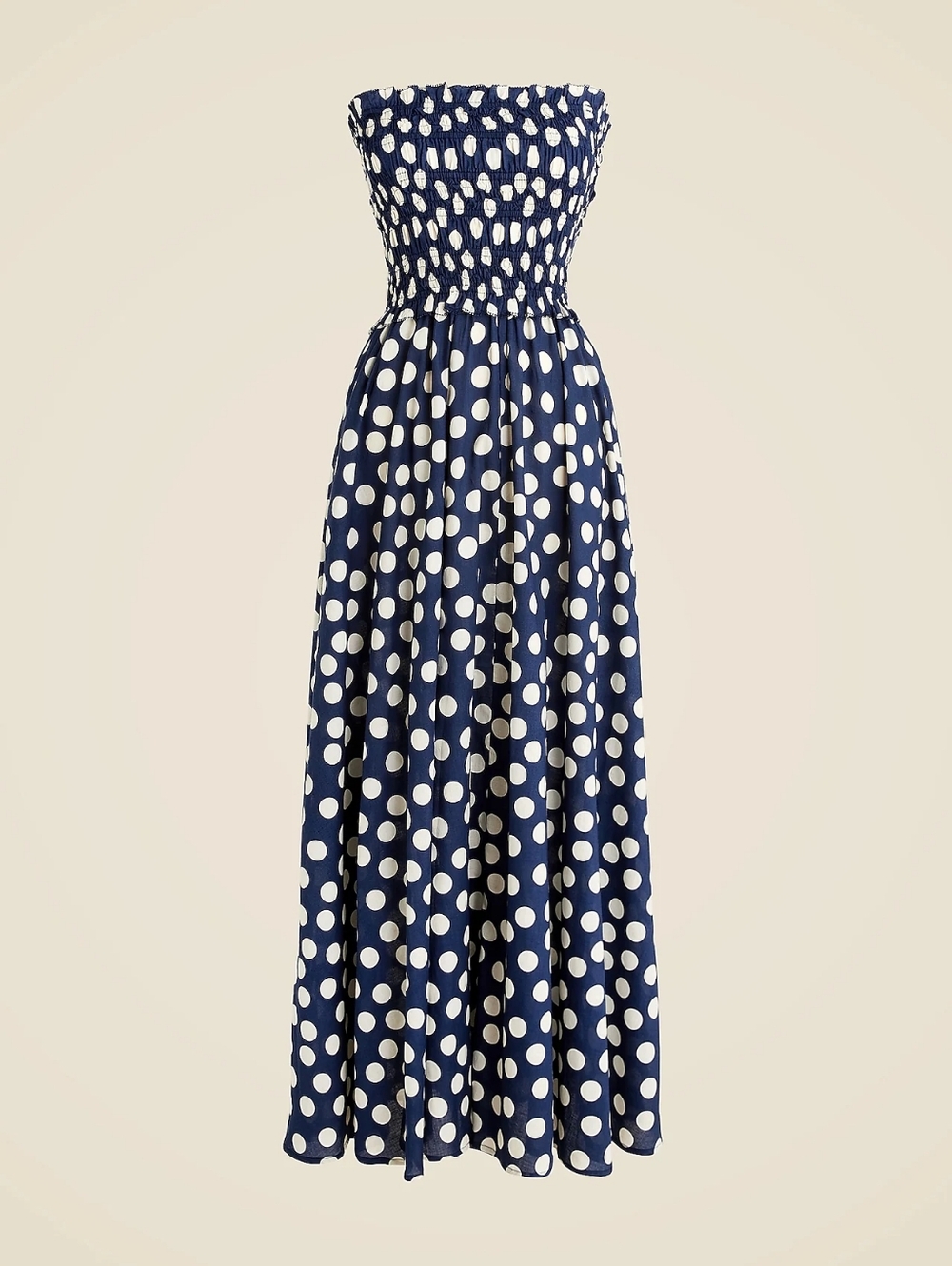 J. Crew Smocked maxi dress in cotton voile Sz S - Picture 2 of 6